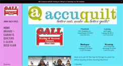 Desktop Screenshot of gallsewingvac.com
