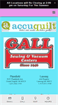 Mobile Screenshot of gallsewingvac.com